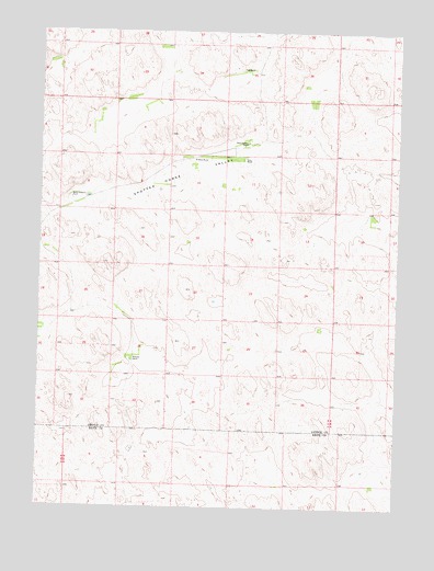 Spotted Horse Valley, NE USGS Topographic Map