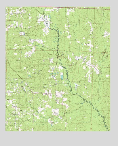 Spotville, AR USGS Topographic Map