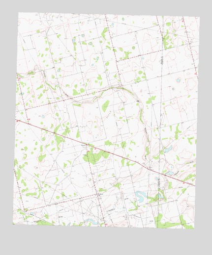 Spraberry, TX USGS Topographic Map