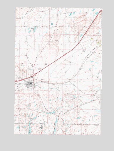 Sprague, WA USGS Topographic Map