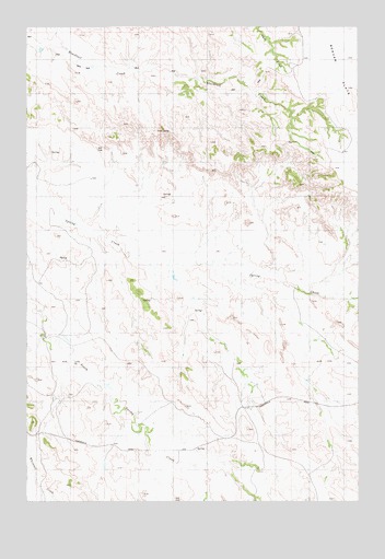 Blacktail Creek SE, MT USGS Topographic Map
