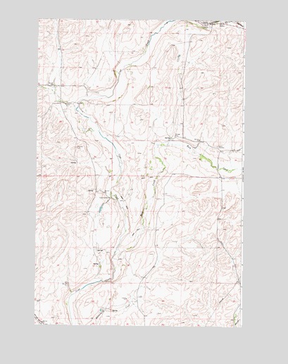 Sprague Lake NE, WA USGS Topographic Map