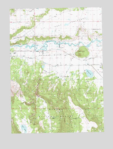 Sprague River East, OR USGS Topographic Map