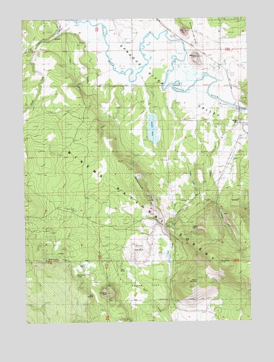 Sprague River West, OR USGS Topographic Map