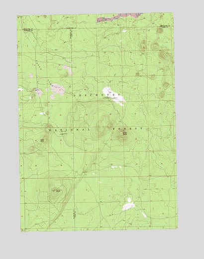 Spring Butte, OR USGS Topographic Map