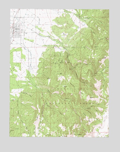 Spring City, UT USGS Topographic Map