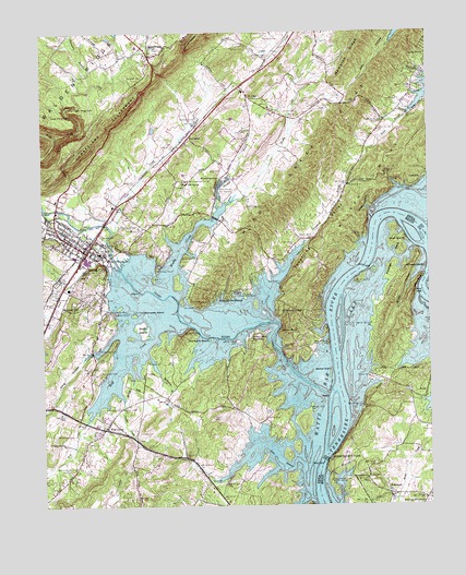 Spring City, TN USGS Topographic Map