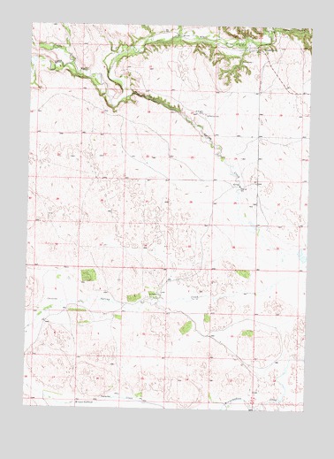 Spring Creek, SD USGS Topographic Map
