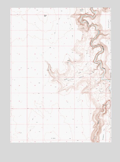 Spring Creek Basin, ID USGS Topographic Map