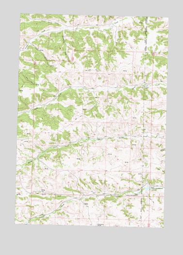 Spring Creek Ranch, MT USGS Topographic Map
