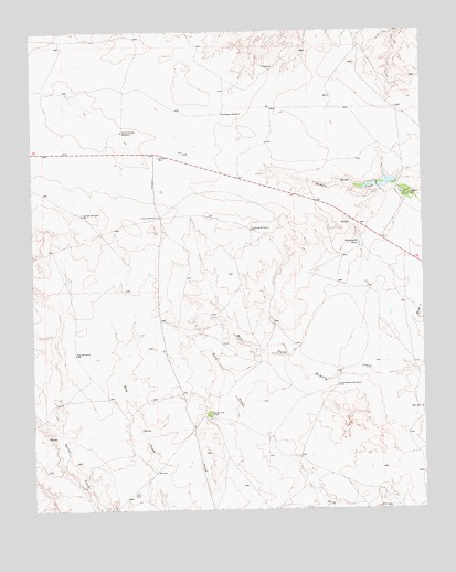 Spring Creek Ranch, TX USGS Topographic Map