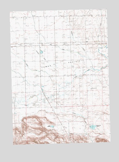 Spring Creek Reservoir, ID USGS Topographic Map