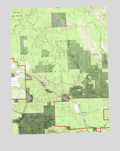 Spring Garden, CA USGS Topographic Map
