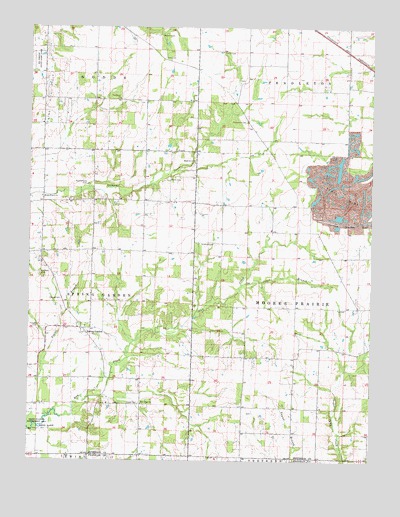 Spring Garden, IL USGS Topographic Map
