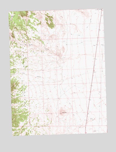 Spring Gulch, NV USGS Topographic Map