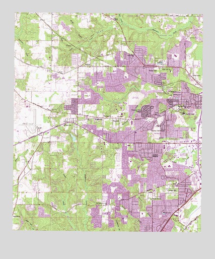 Spring Hill, AL USGS Topographic Map