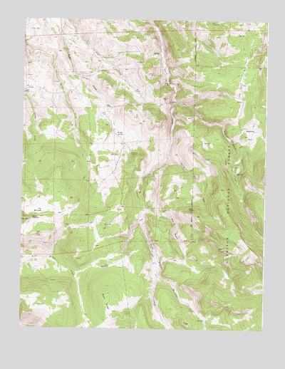 Spring Hill Creek, CO USGS Topographic Map
