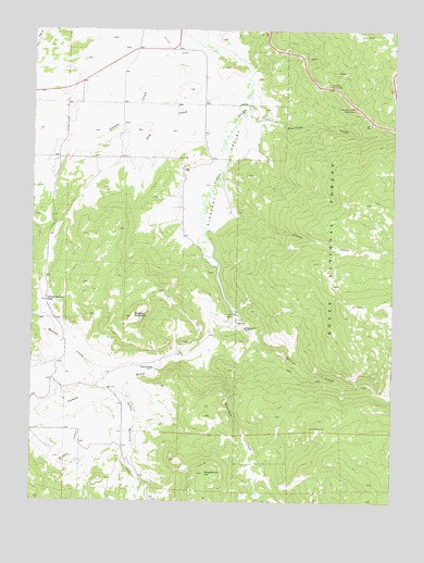 Blacktail Mountain, CO USGS Topographic Map