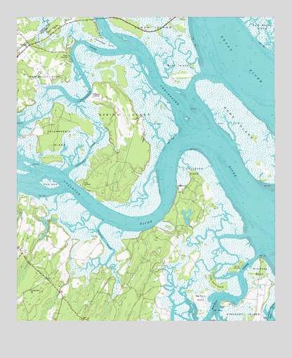 Spring Island, SC USGS Topographic Map