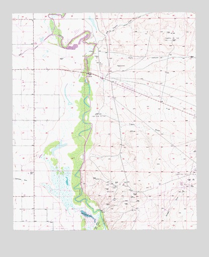 Spring Lake, NM USGS Topographic Map