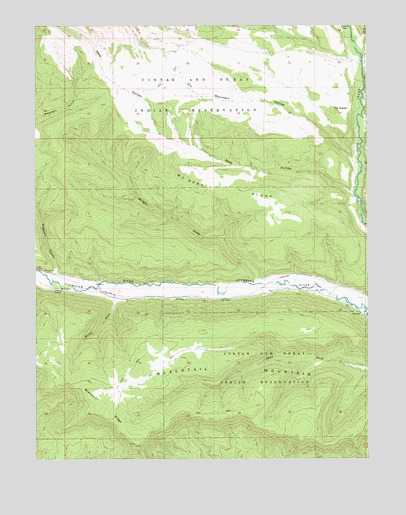 Blacktail Mountain, UT USGS Topographic Map