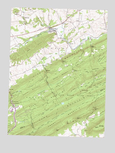 Spring Mills, PA USGS Topographic Map