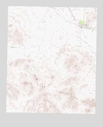 Spring Mountain, AZ USGS Topographic Map
