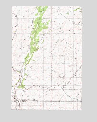Spring Valley, WA USGS Topographic Map