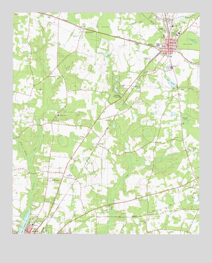 Blackville, SC USGS Topographic Map