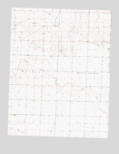 Spring Valley Ranch, KS USGS Topographic Map