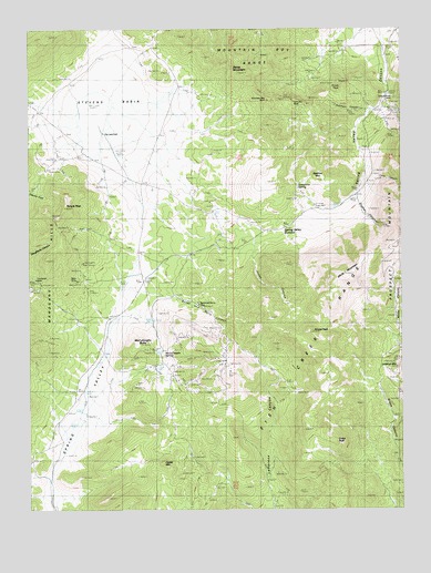Spring Valley Summit, NV USGS Topographic Map