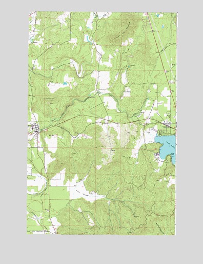 Springdale, WA USGS Topographic Map