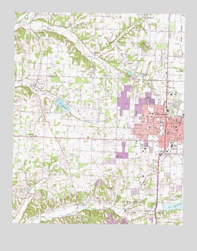 Springdale, AR USGS Topographic Map
