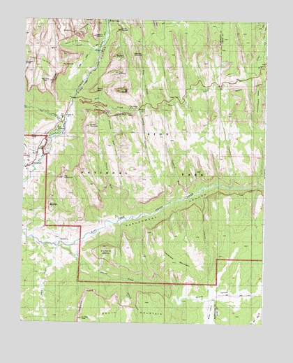 Springdale East, UT USGS Topographic Map