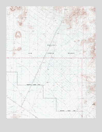 Springdale NE, NV USGS Topographic Map