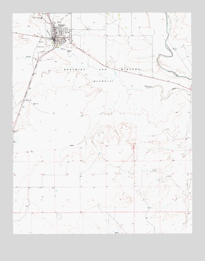 Springer, NM USGS Topographic Map