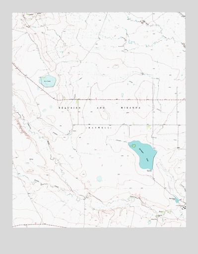 Springer Lake, NM USGS Topographic Map