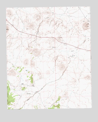 Springerville NW, AZ USGS Topographic Map
