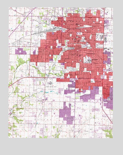Springfield, MO USGS Topographic Map