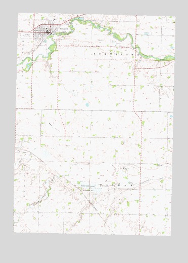 Springfield, MN USGS Topographic Map