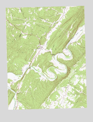 Springfield, WV USGS Topographic Map