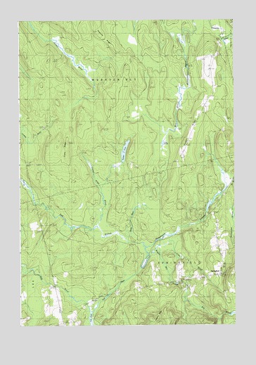 Springfield, ME USGS Topographic Map