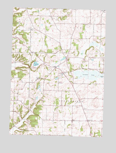 Springfield Corners, WI USGS Topographic Map