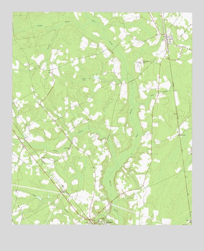 Springfield North, GA USGS Topographic Map