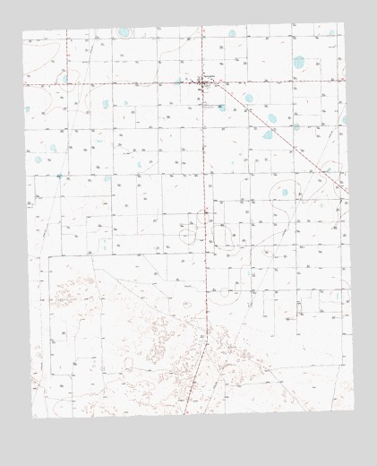 Springlake, TX USGS Topographic Map