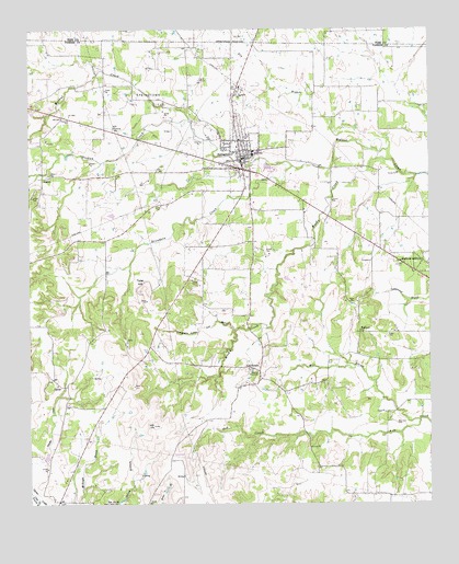 Springtown, TX USGS Topographic Map
