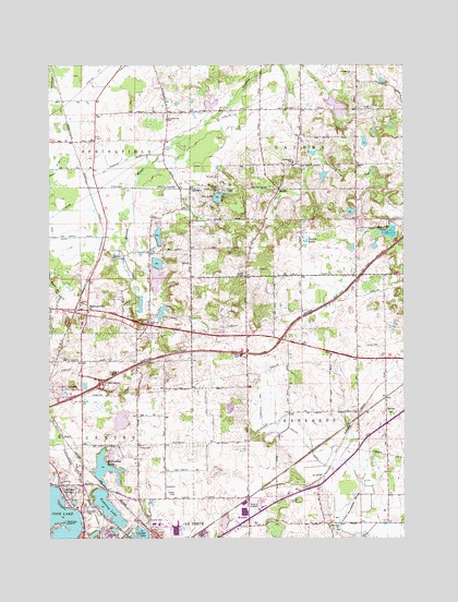 Springville, IN USGS Topographic Map