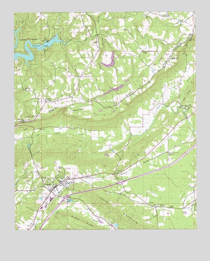 Springville, AL USGS Topographic Map