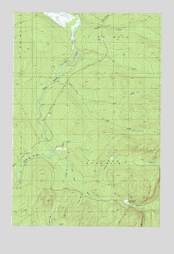 Spruce Brook, ME USGS Topographic Map