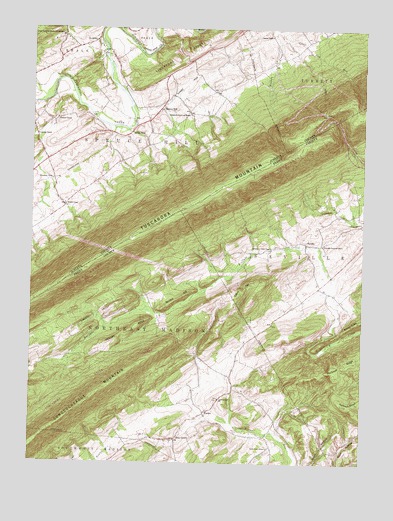 Spruce Hill, PA USGS Topographic Map